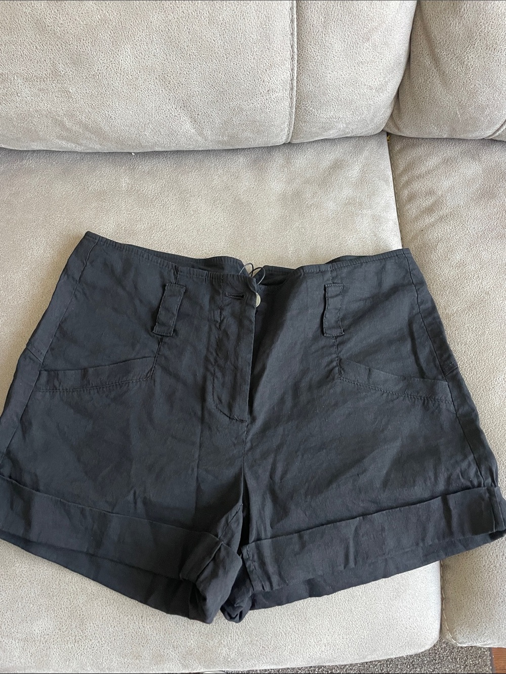 Black theory noble cargo shorts REEDA